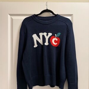Abercrombie Navy Blue NYC Sweater